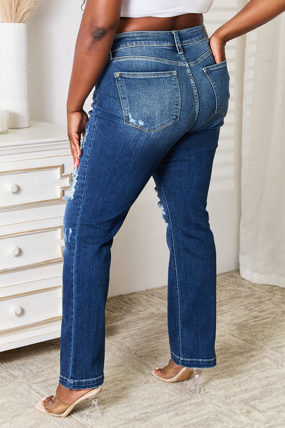 Judy Blue Marla Mid Rise Bootcut Jeans