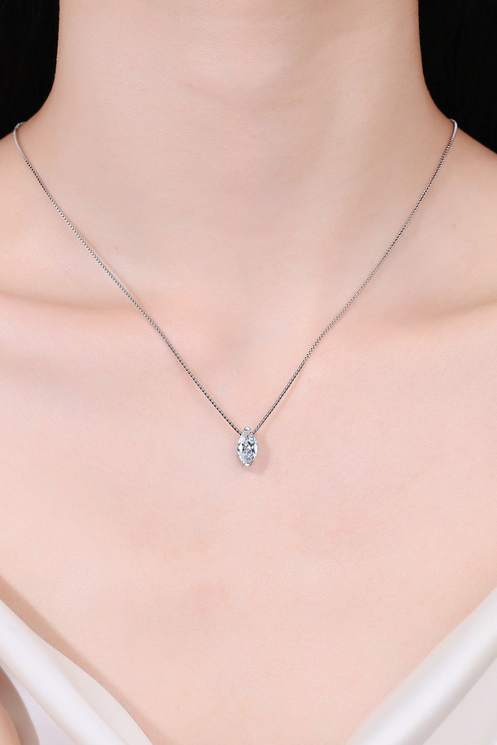 1 Carat Moissanite Necklace