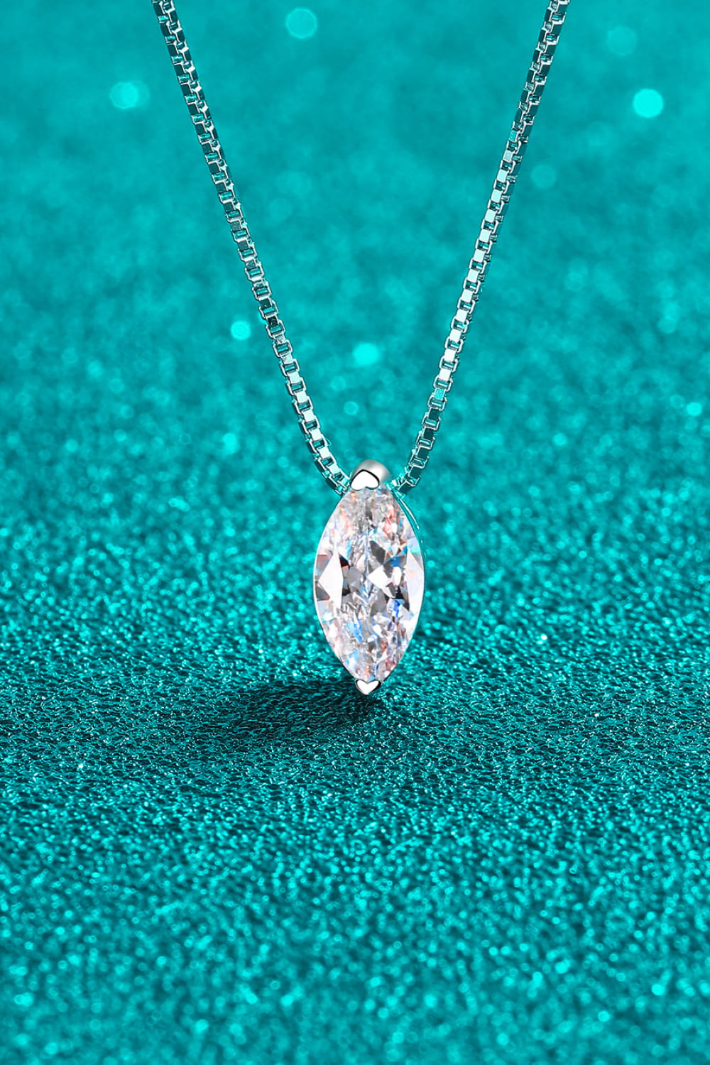 1 Carat Moissanite Necklace