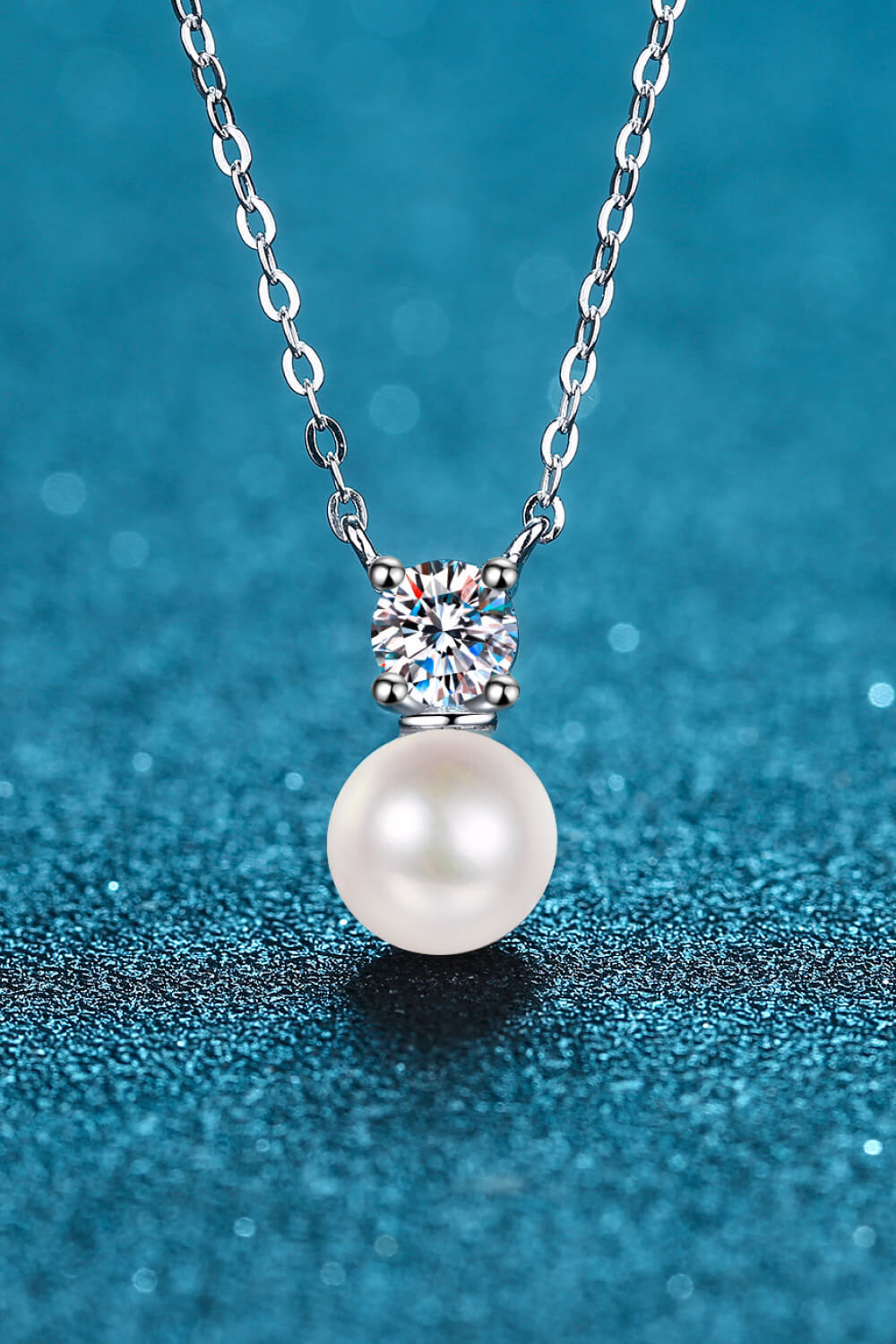 Pearl Moissanite Necklace