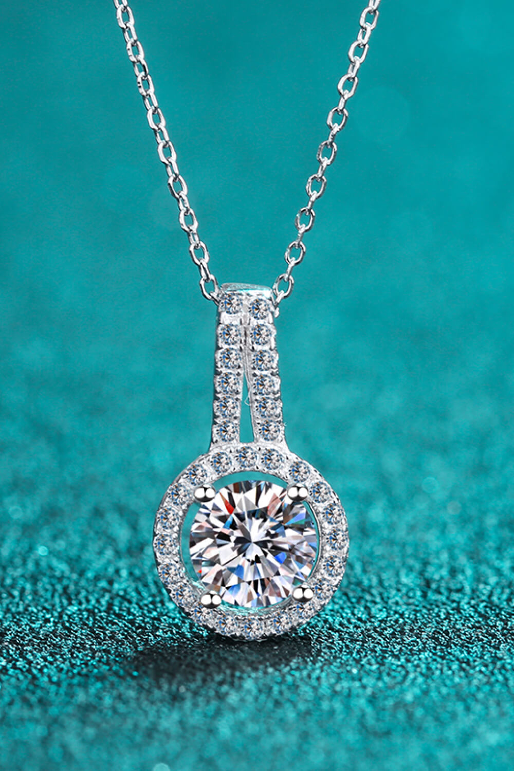 Moissanite Pendant Necklace