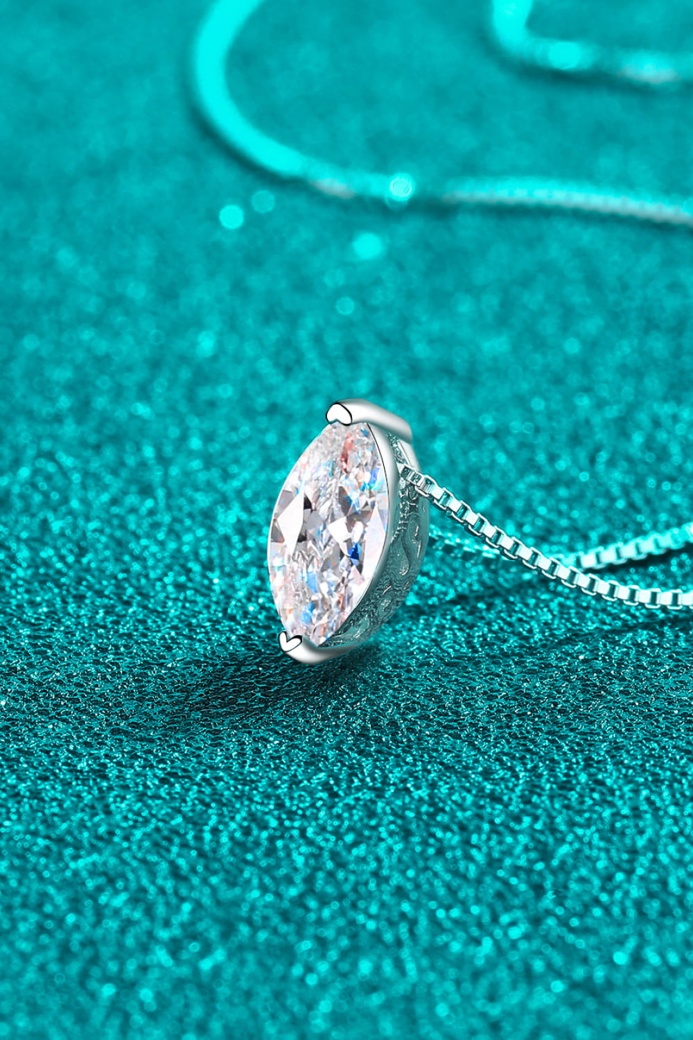1 Carat Moissanite Necklace