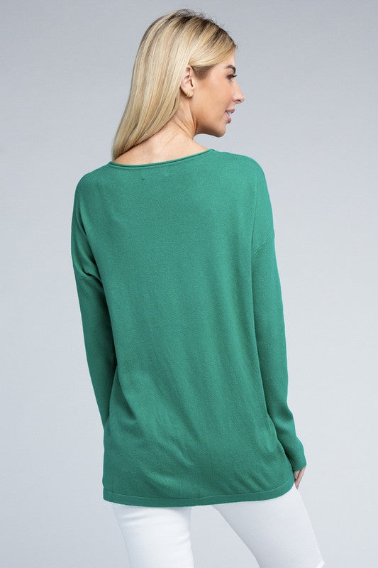 Viscose Front Pocket Sweater (5 Colors)