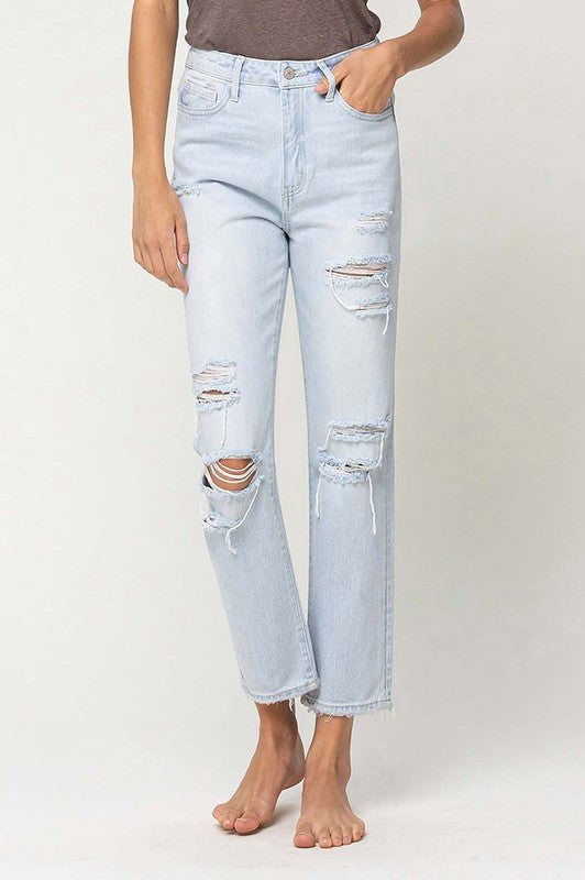 Vervet by Flying Monkey Crop Straight Jeans