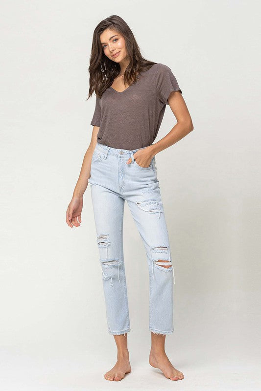 Vervet by Flying Monkey Crop Straight Jeans