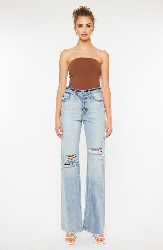 Kancan Ultra High Rise 90's Flare Jeans