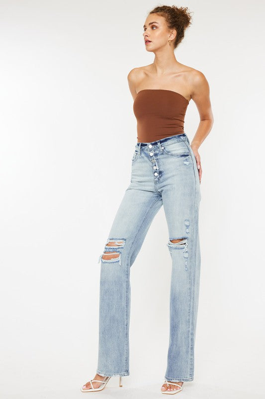 Kancan Ultra High Rise 90's Flare Jeans