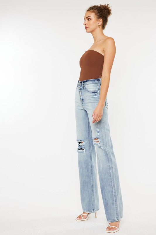 Kancan Ultra High Rise 90's Flare Jeans