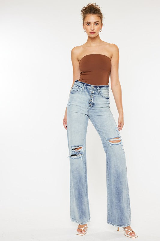 Kancan Ultra High Rise 90's Flare Jeans