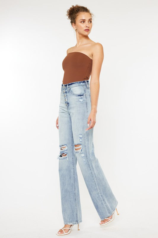 Kancan Ultra High Rise 90's Flare Jeans