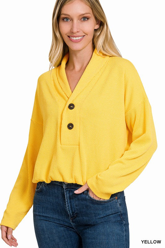 Donna Textured Pullover