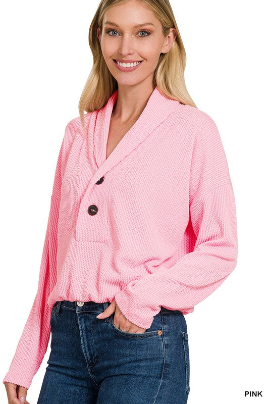 Donna Textured Pullover