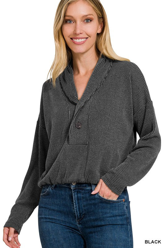 Donna Textured Pullover