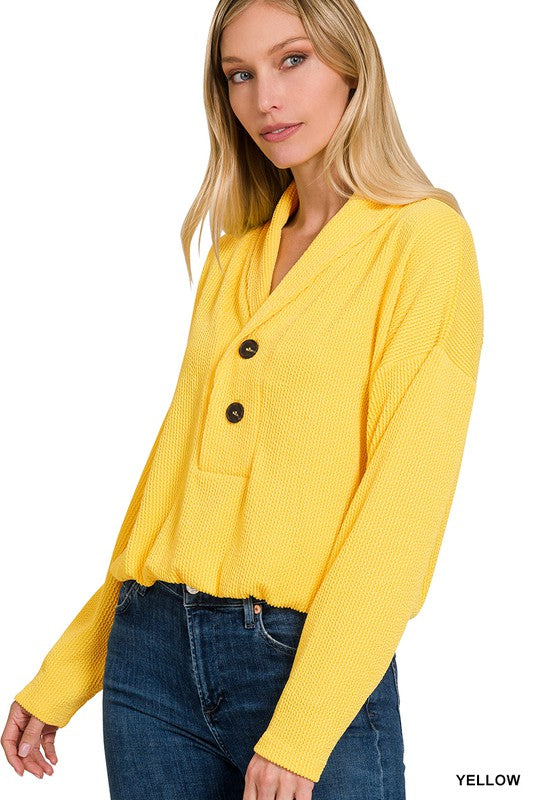 Donna Textured Pullover