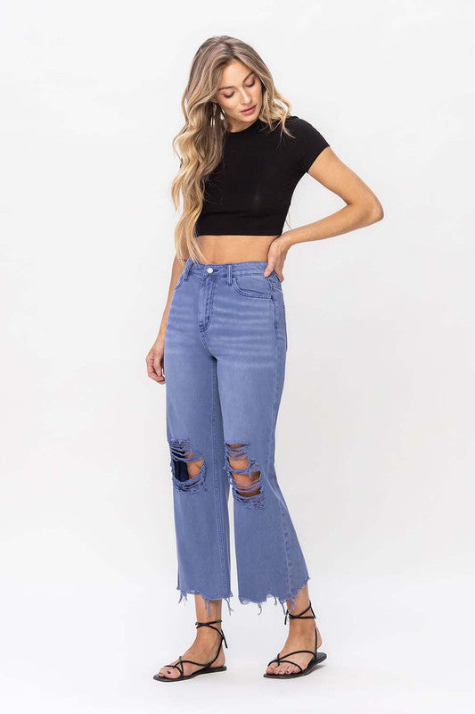 Vervet by Flying Monkey, 90"s Vintage Crop Flare Jeans