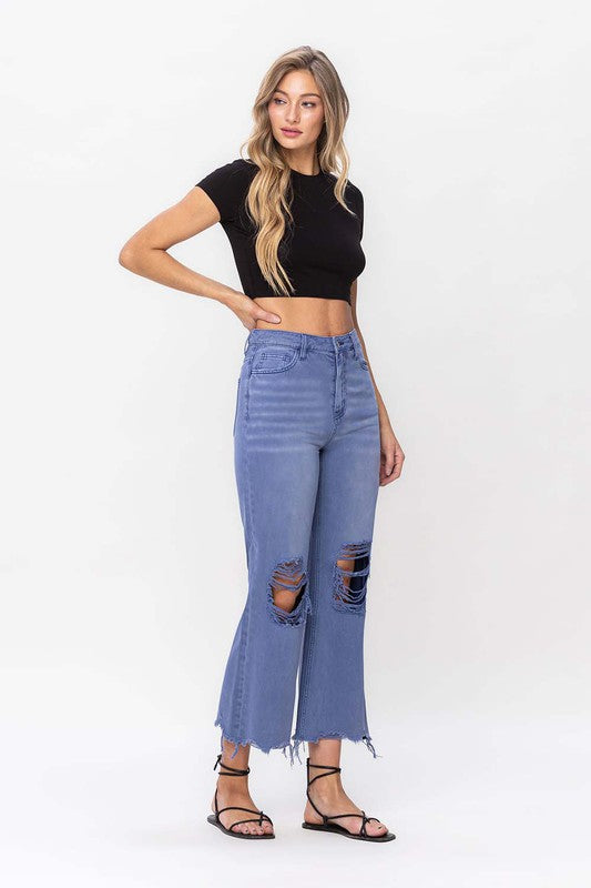 Vervet by Flying Monkey, 90"s Vintage Crop Flare Jeans