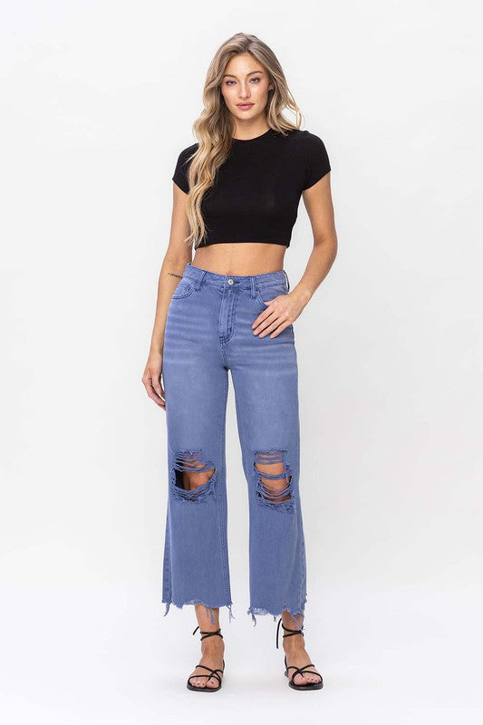 Vervet by Flying Monkey, 90"s Vintage Crop Flare Jeans