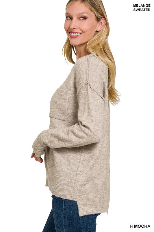 Sandra Soft Melange Sweater (8 Colors)