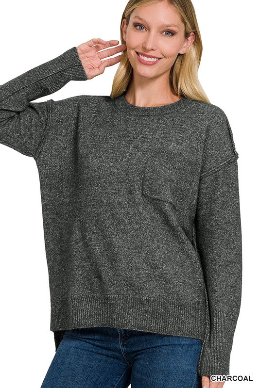 Sandra Soft Melange Sweater (8 Colors)