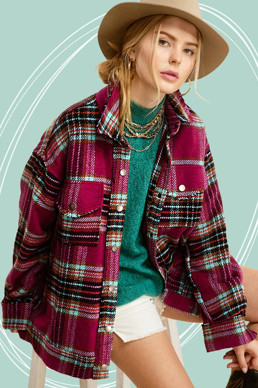 Hailee Plaid Shacket