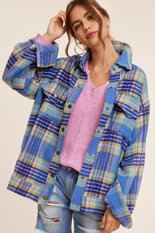 Hailee Plaid Shacket