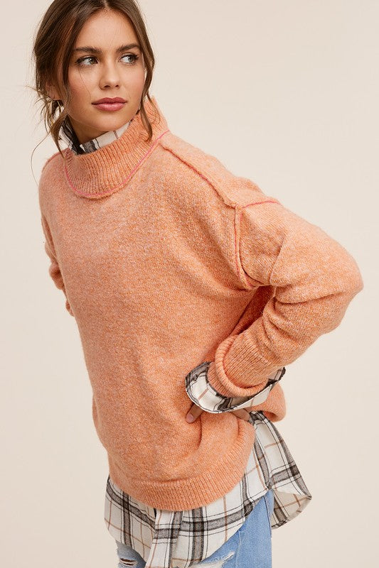 Ella Exposed Seam Sweater (3 Colors)