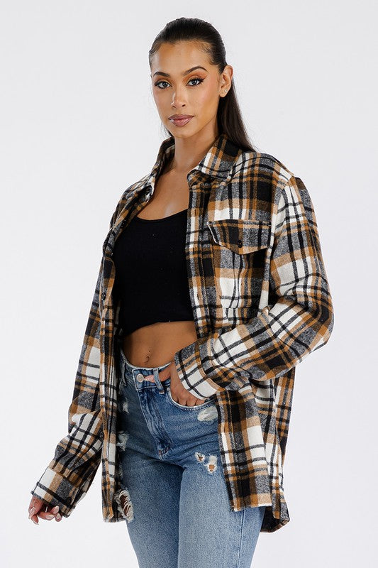 Harley Oversized Soft Flannel Shacket