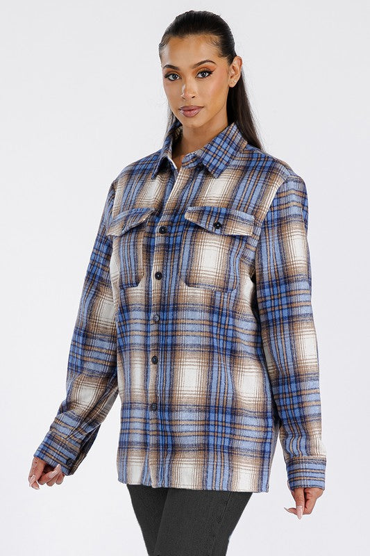 Harley Oversized Soft Flannel Shacket