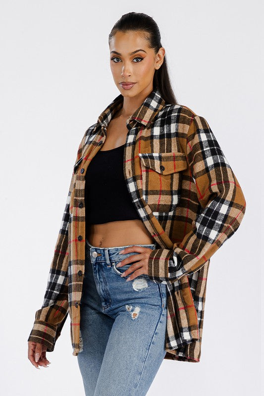 Harley Oversized Soft Flannel Shacket