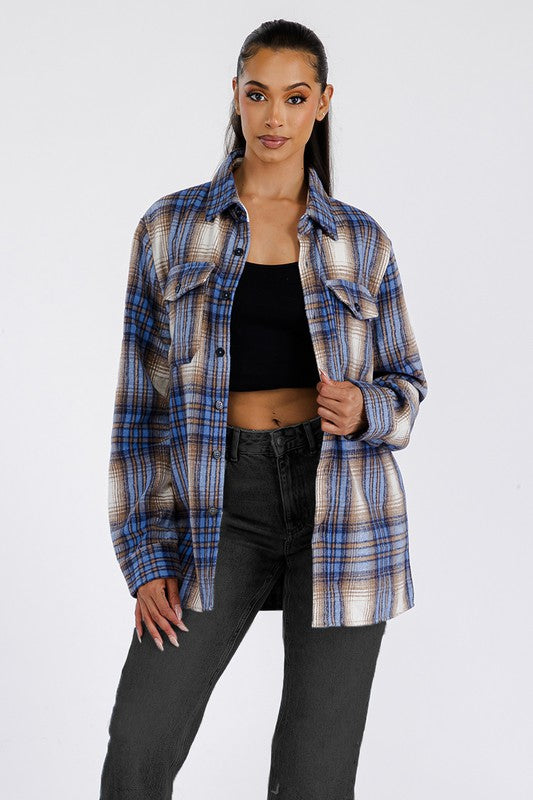 Harley Oversized Soft Flannel Shacket