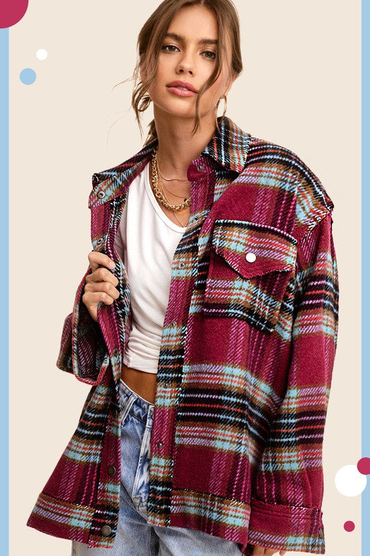 Hailee Plaid Shacket