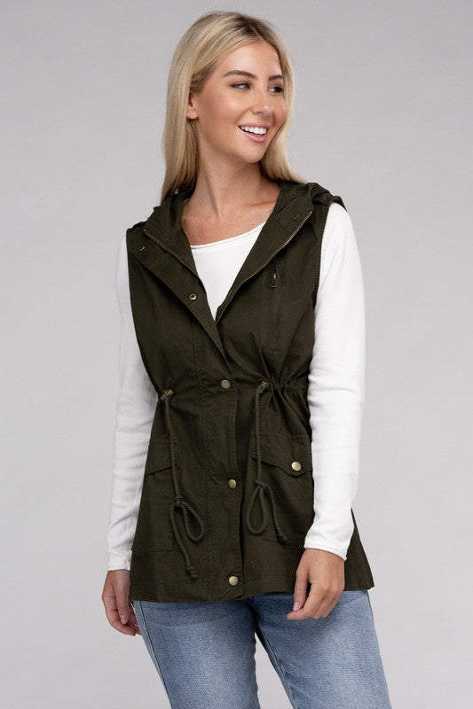 Military Hoodie Vest (3 Colors)