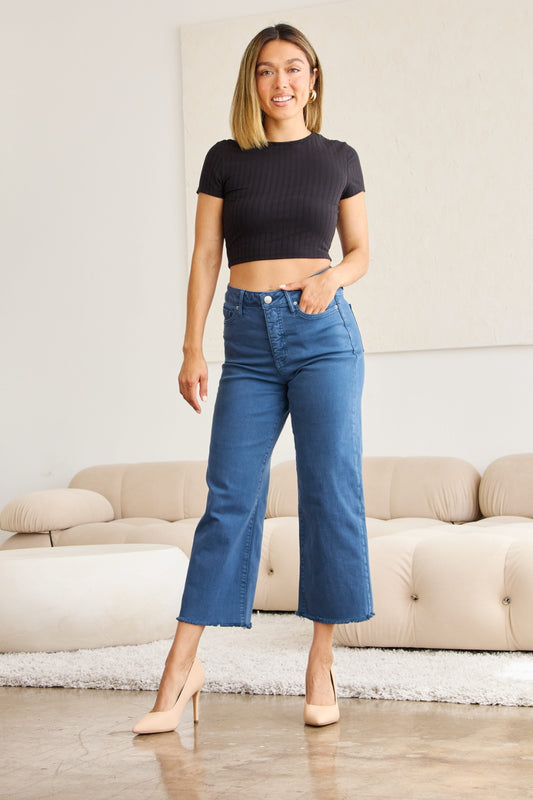 Chloe Cropped Tummy Control Jeans