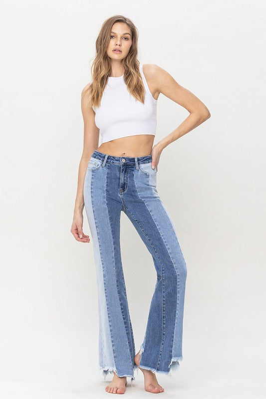 Vervet by Flying Monkey Retro Flare Jeans