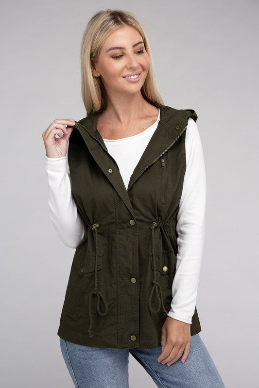 Military Hoodie Vest (3 Colors)