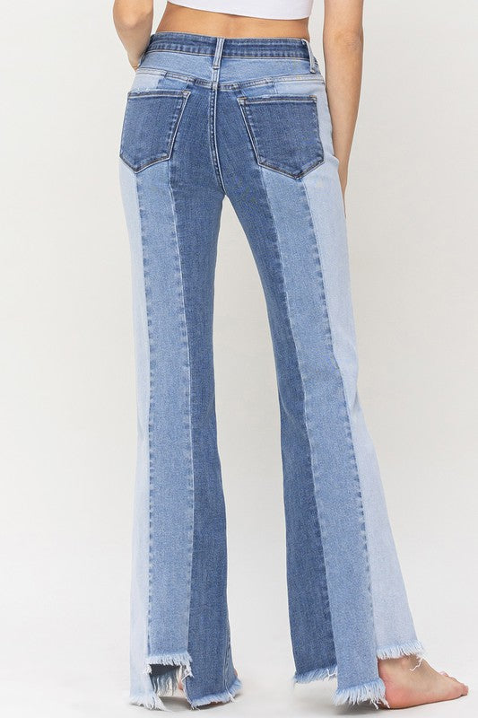 Vervet by Flying Monkey Retro Flare Jeans