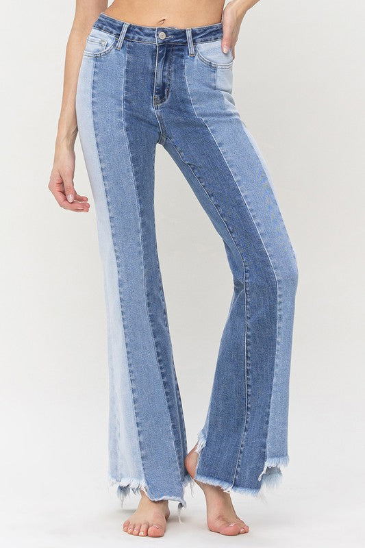 Vervet by Flying Monkey Retro Flare Jeans