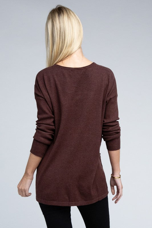 Viscose Front Pocket Sweater (5 Colors)