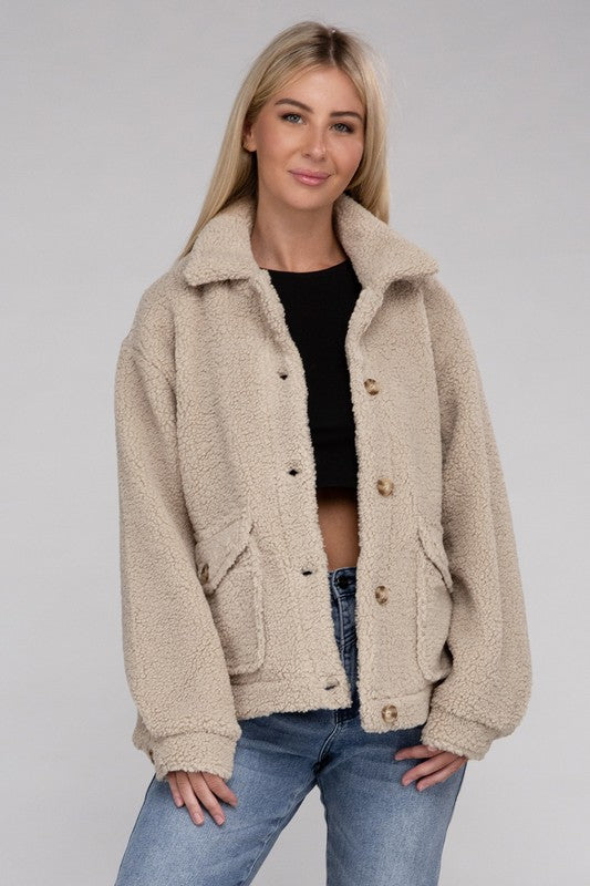 Kamryn Cozy Sherpa Jacket