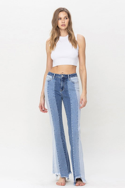 Vervet by Flying Monkey Retro Flare Jeans