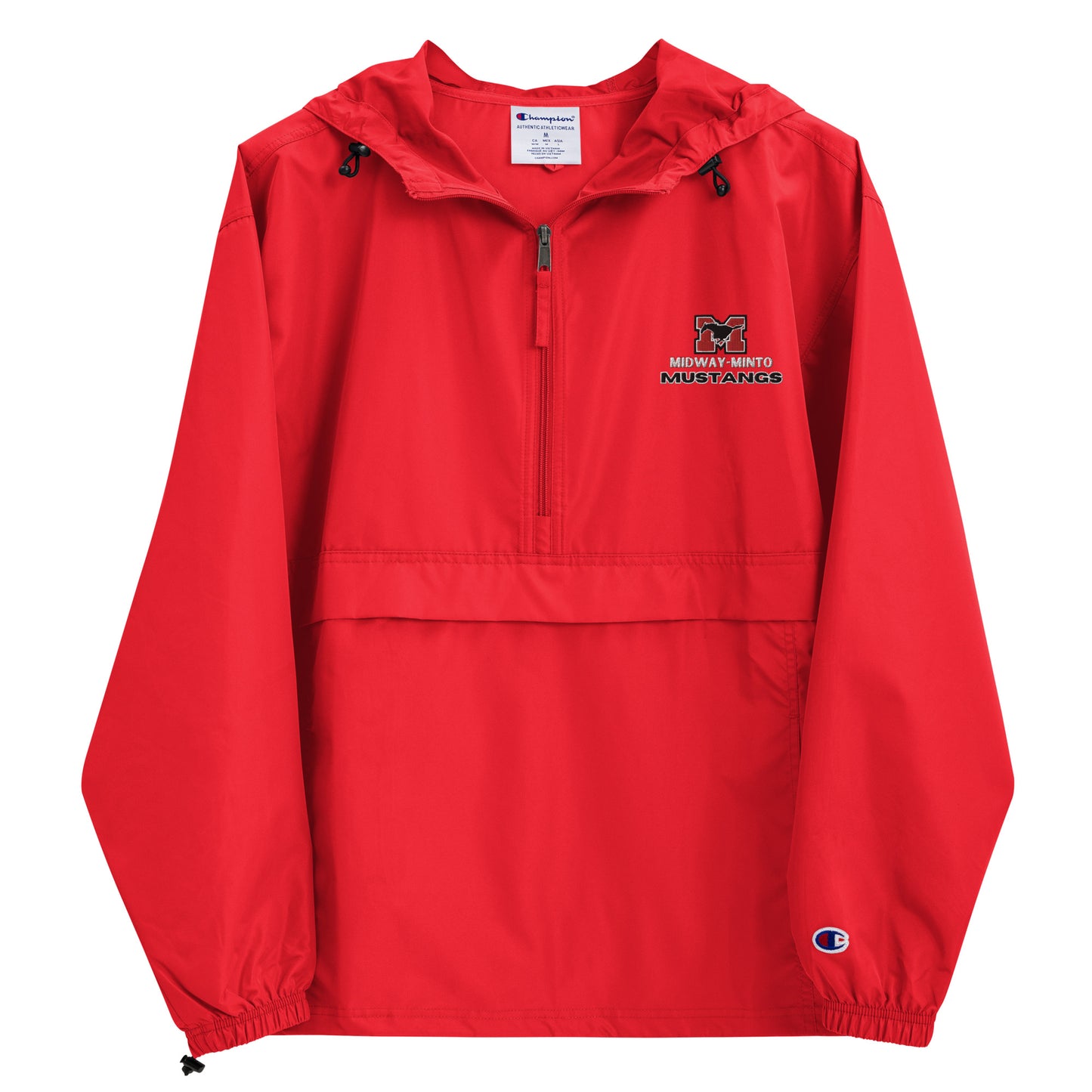 MM Mustangs Embroidered Champion Packable Jacket (3 Colors)