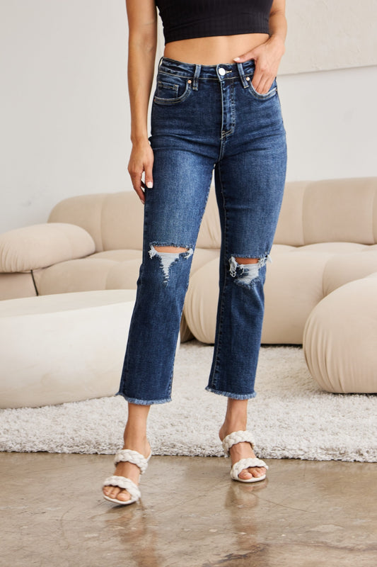 Dylan Cropped Tummy Control Jeans
