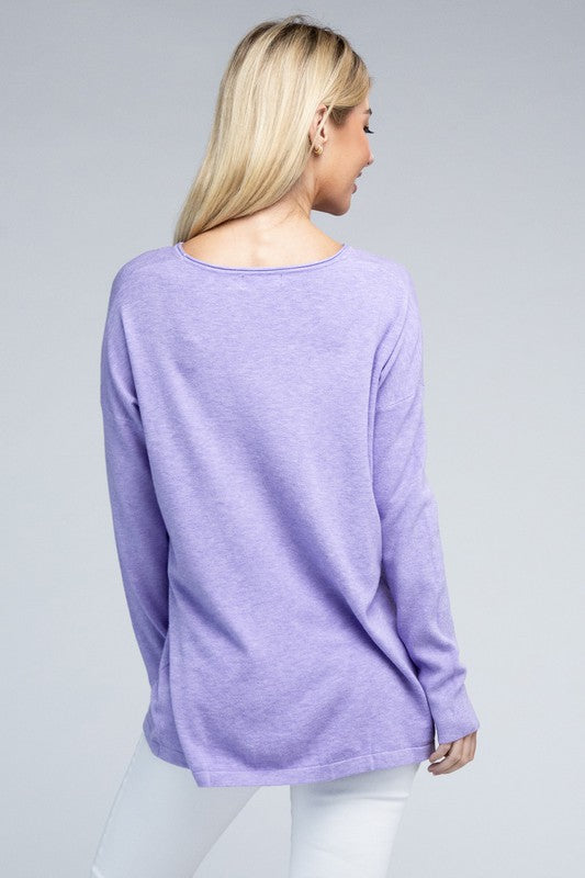 Viscose Front Pocket Sweater (5 Colors)