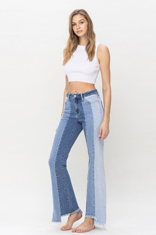 Vervet by Flying Monkey Retro Flare Jeans