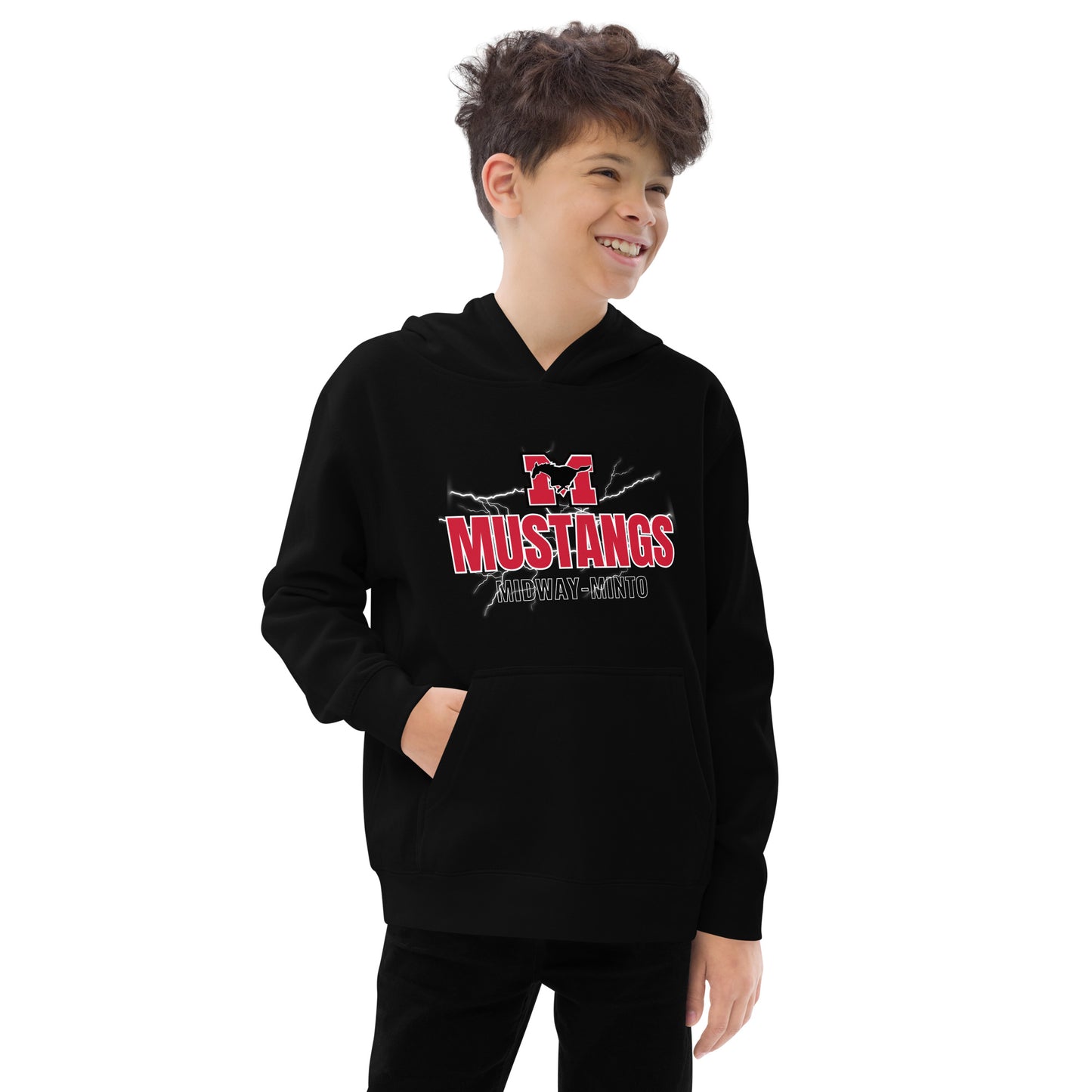 Youth MM Mustangs Lightning Hoodie