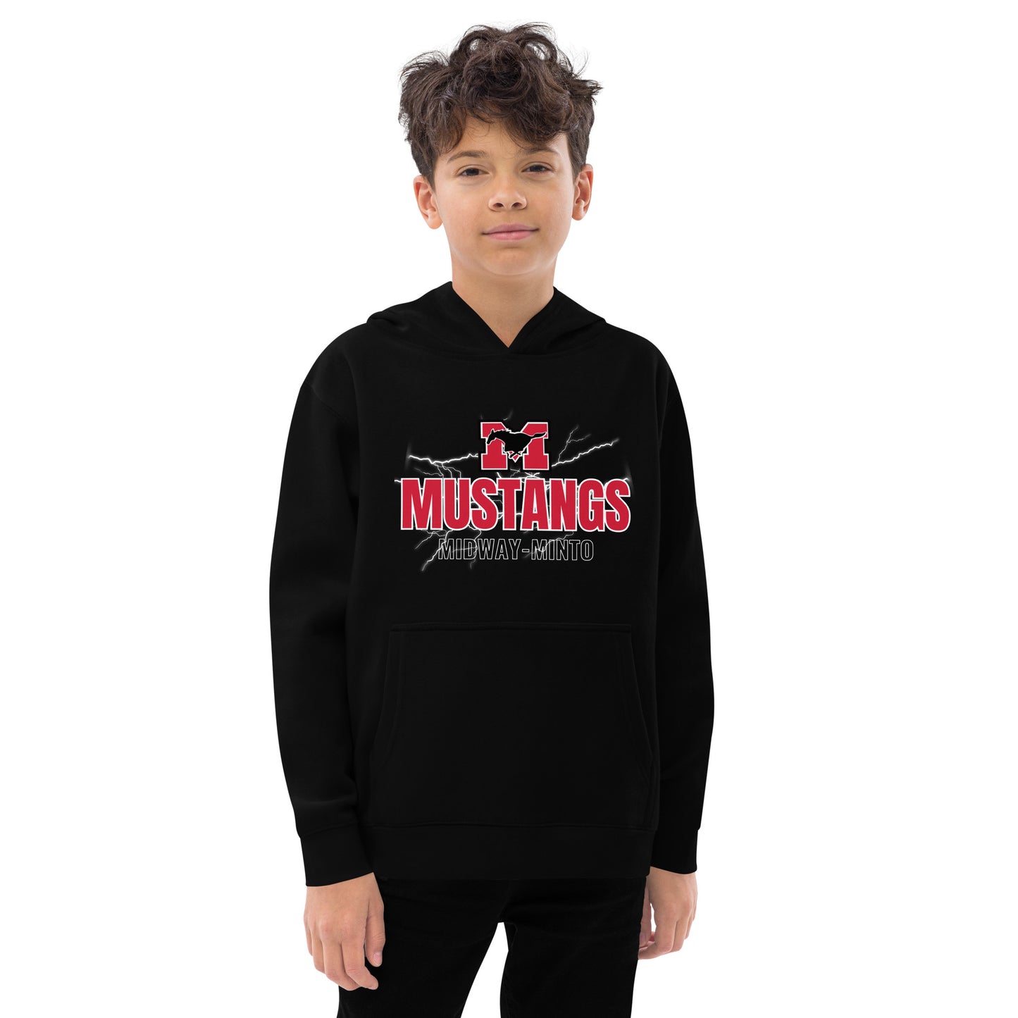 Youth MM Mustangs Lightning Hoodie