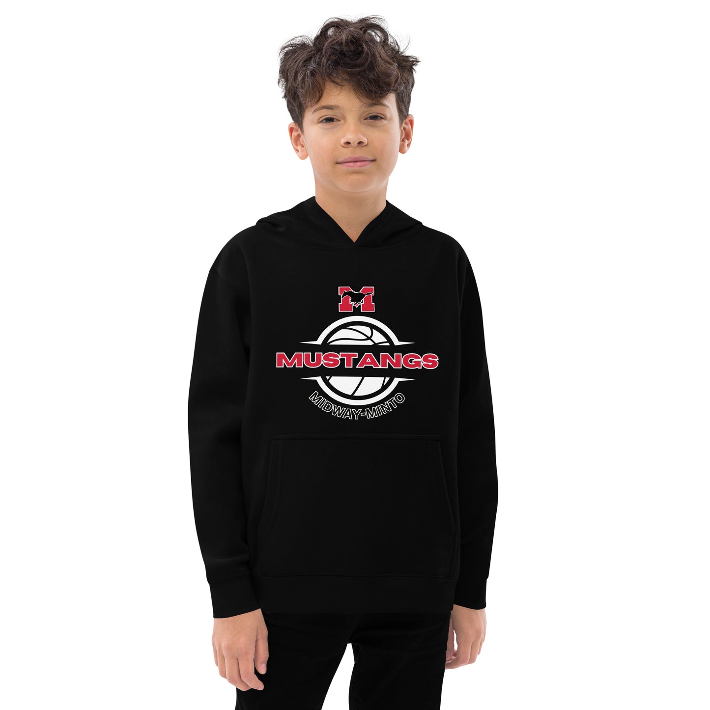 Youth MM Mustangs Basketball Hoodie