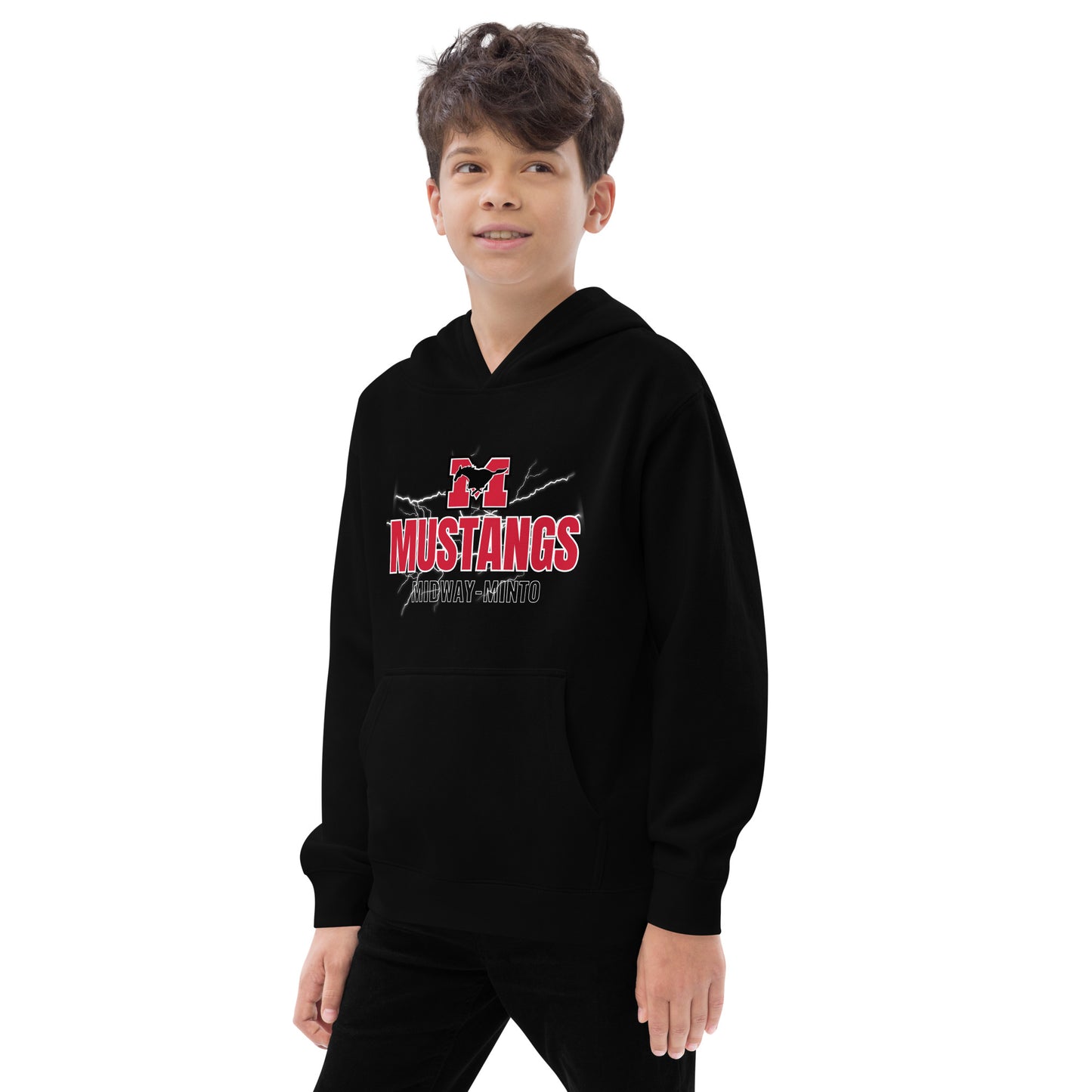 Youth MM Mustangs Lightning Hoodie