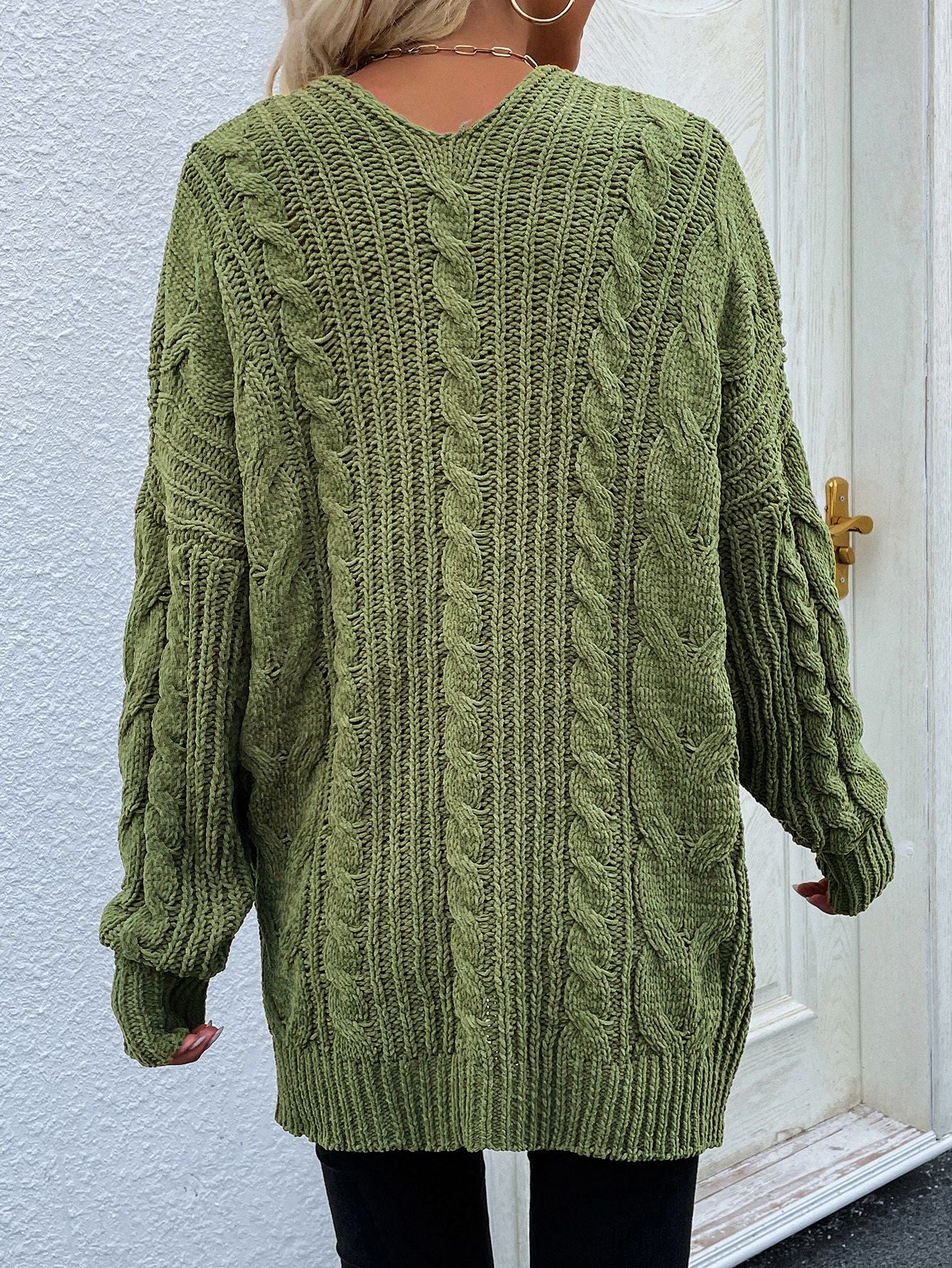 Marilee Cable-Knit Cardigan