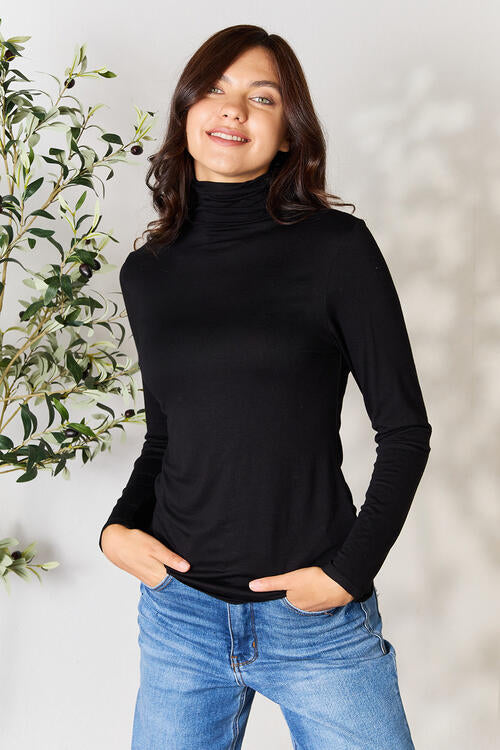 The Perfect Basic Turtleneck Top